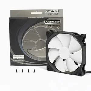 Phanteks 140mm, PWM, High Static Pressure Radiator Retail Cooling Fan