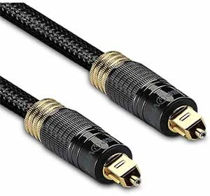 FosPower 24K Gold Plated Toslink Digital Optical Audio Cable