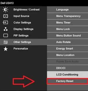 Reset Display Settings Completely